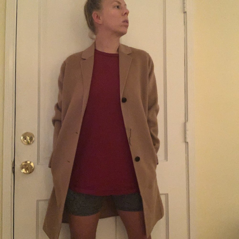 NWT Kooples tan wool coat xs - Picture 8 of 15